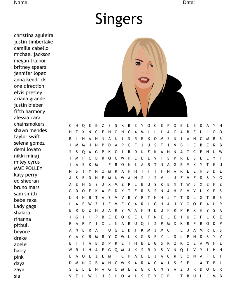 One Direction Crossword Printable Free One Direction Crossword Printable Free
