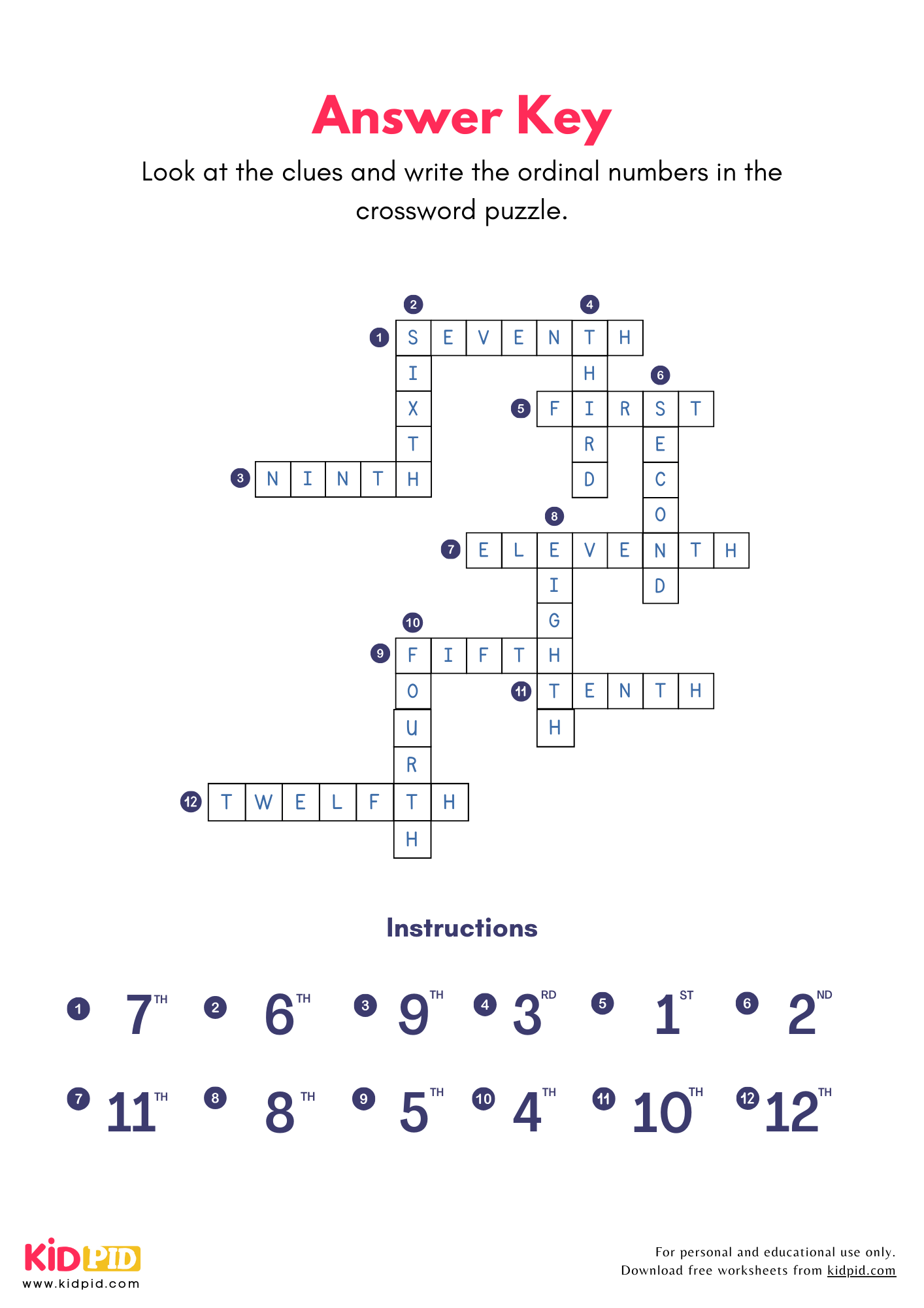 Number Crosswords Printable Number Crosswords Printable