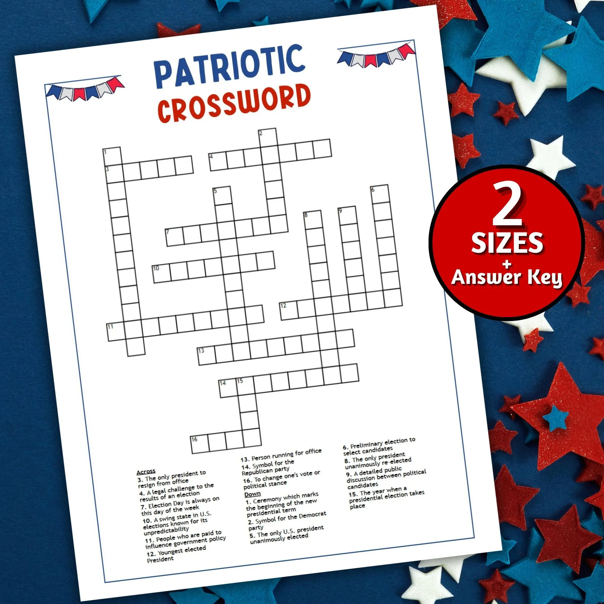 Picnic Crossword Etsy