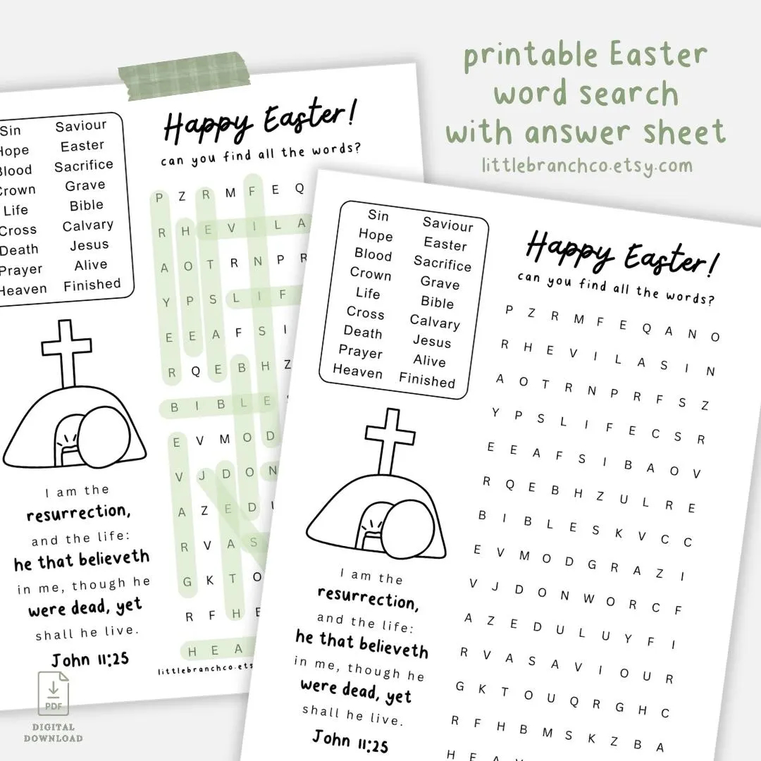 Christian Easter Crossword Puzzle Printable Christian Easter Crossword Puzzle Printable