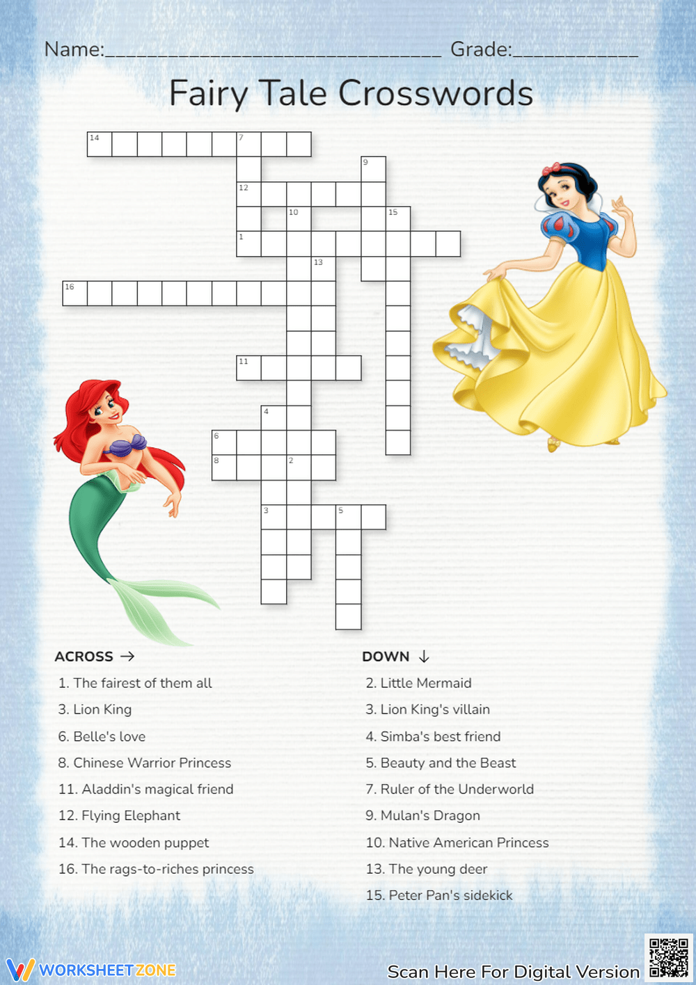 Arrow Crosswords Printable