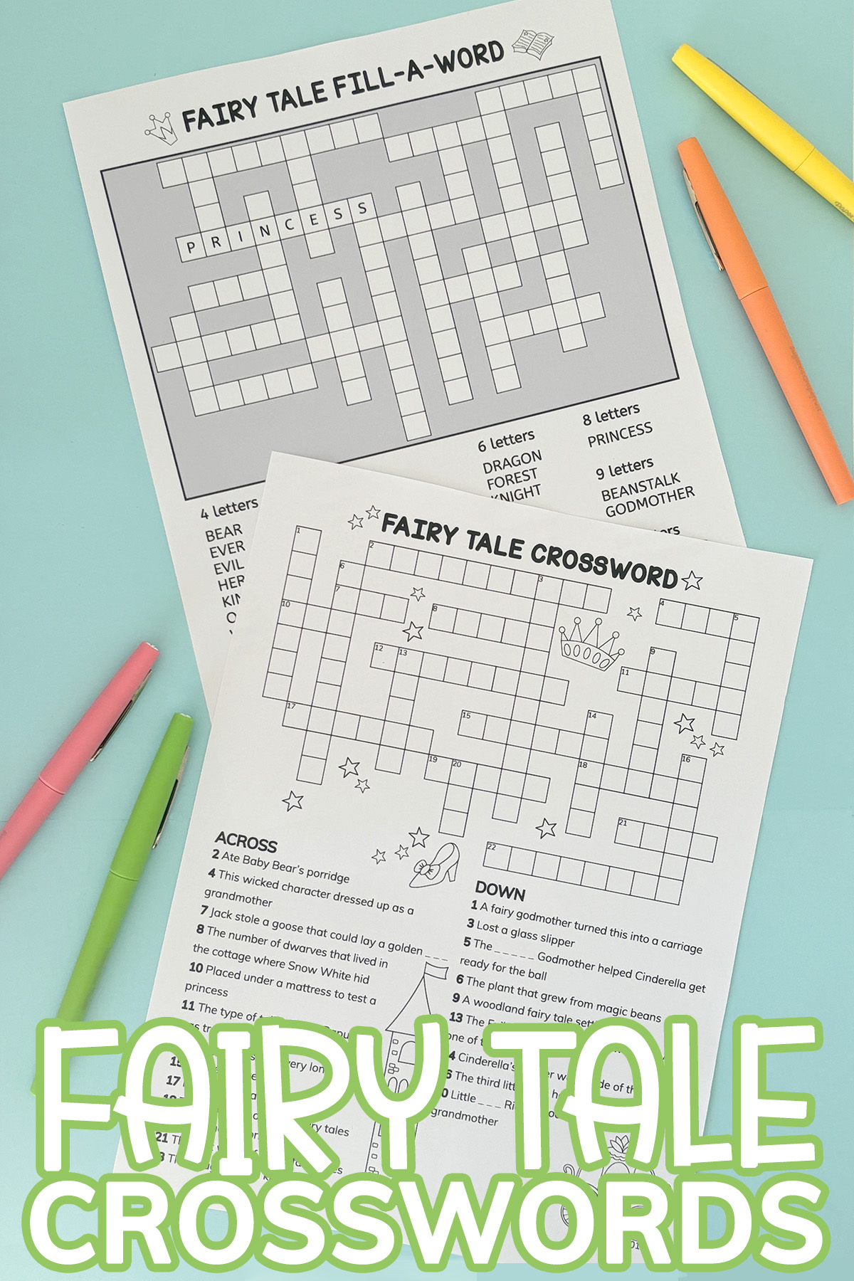 Printable Crossword Puzzles for Kids Age 13