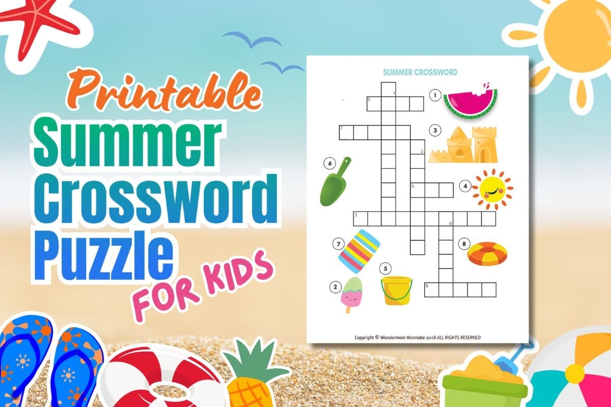 Summer Crossword Printable