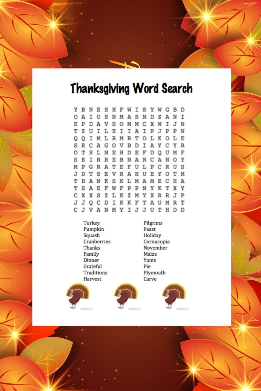 Turkey Crossword Puzzle Printable Turkey Crossword Puzzle Printable