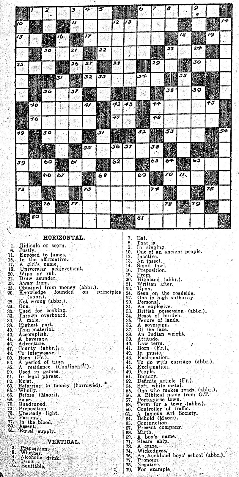 Puzzle Fiends The Crossword Craze In New Zealand Puzzle Fiends The Crossword Craze In New Zealand