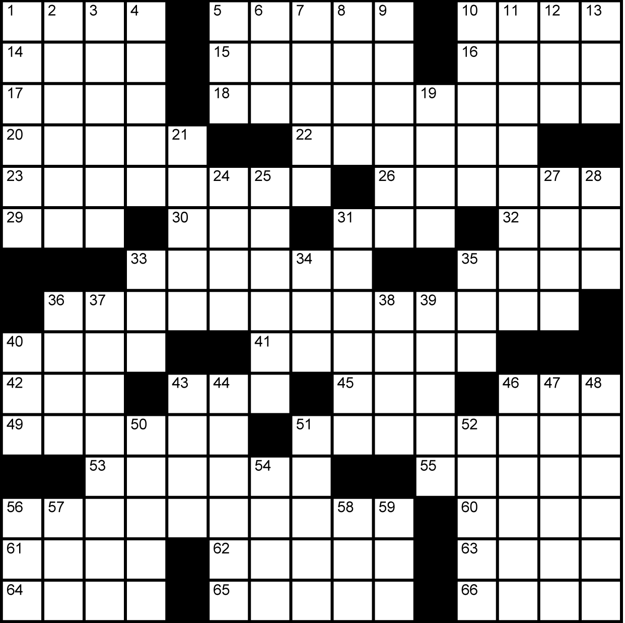 Printable Sudoku and Crosswords