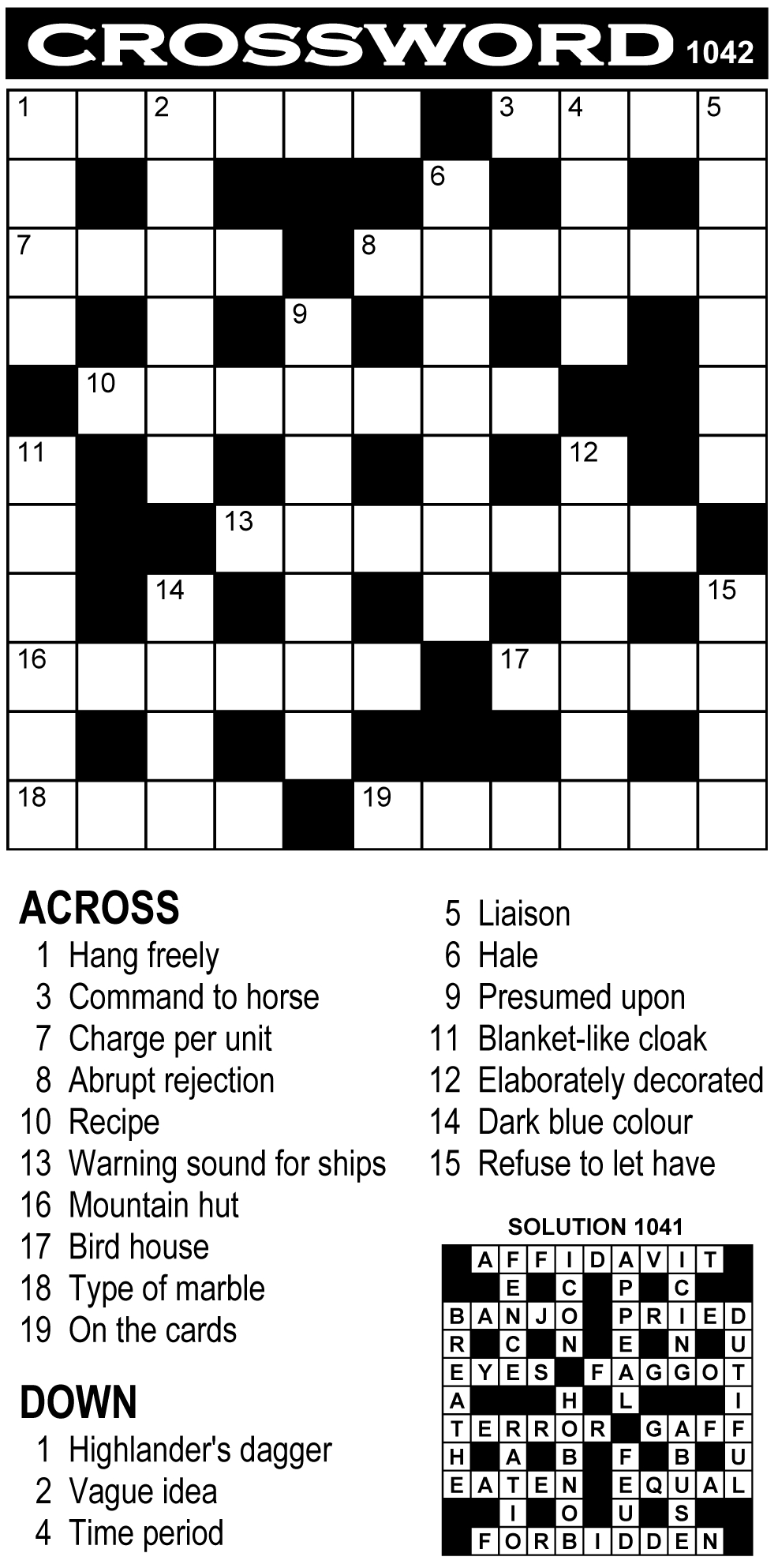 Quick Standard Crossword 11x11 Knight Features Content Worth Sharing Quick Standard Crossword 11x11 Knight Features Content Worth Sharing