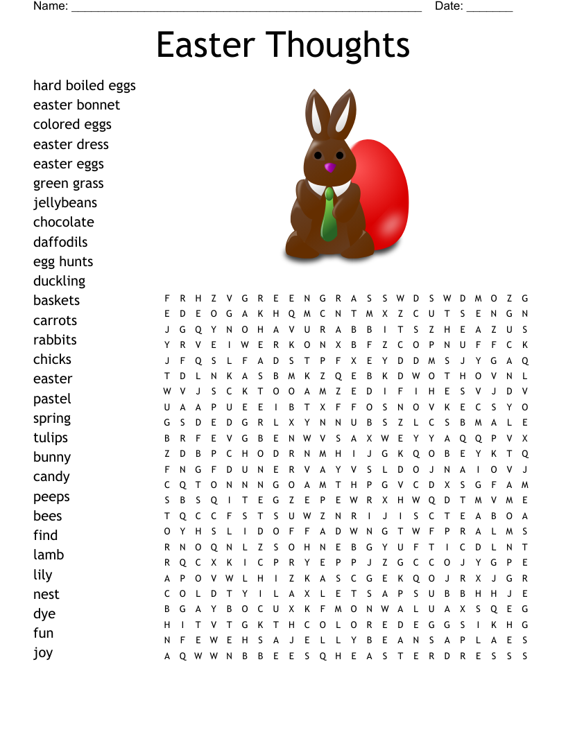 Rabbit Crossword WordMint