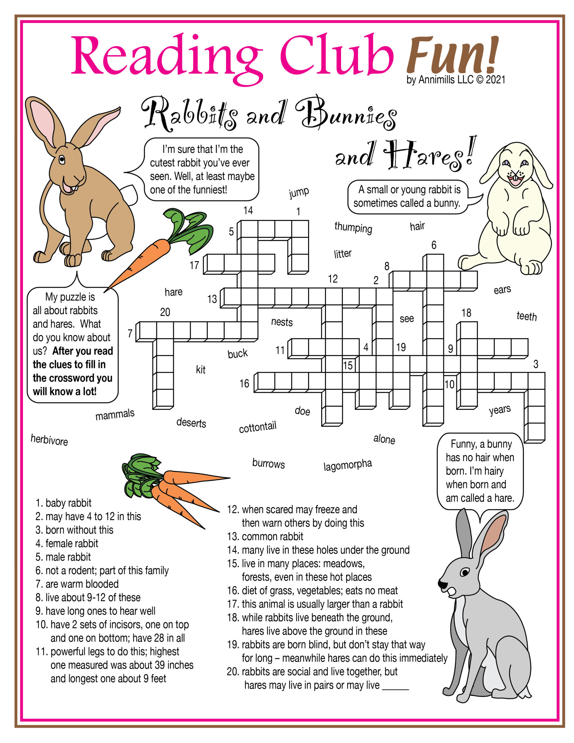 Easter-themed Crossword Puzzle Free Printable