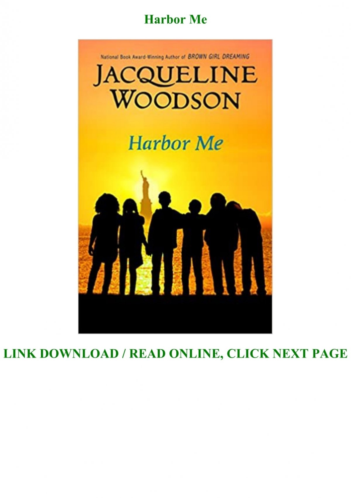 Read PDF Harbor Me Full Books Read PDF Harbor Me Full Books