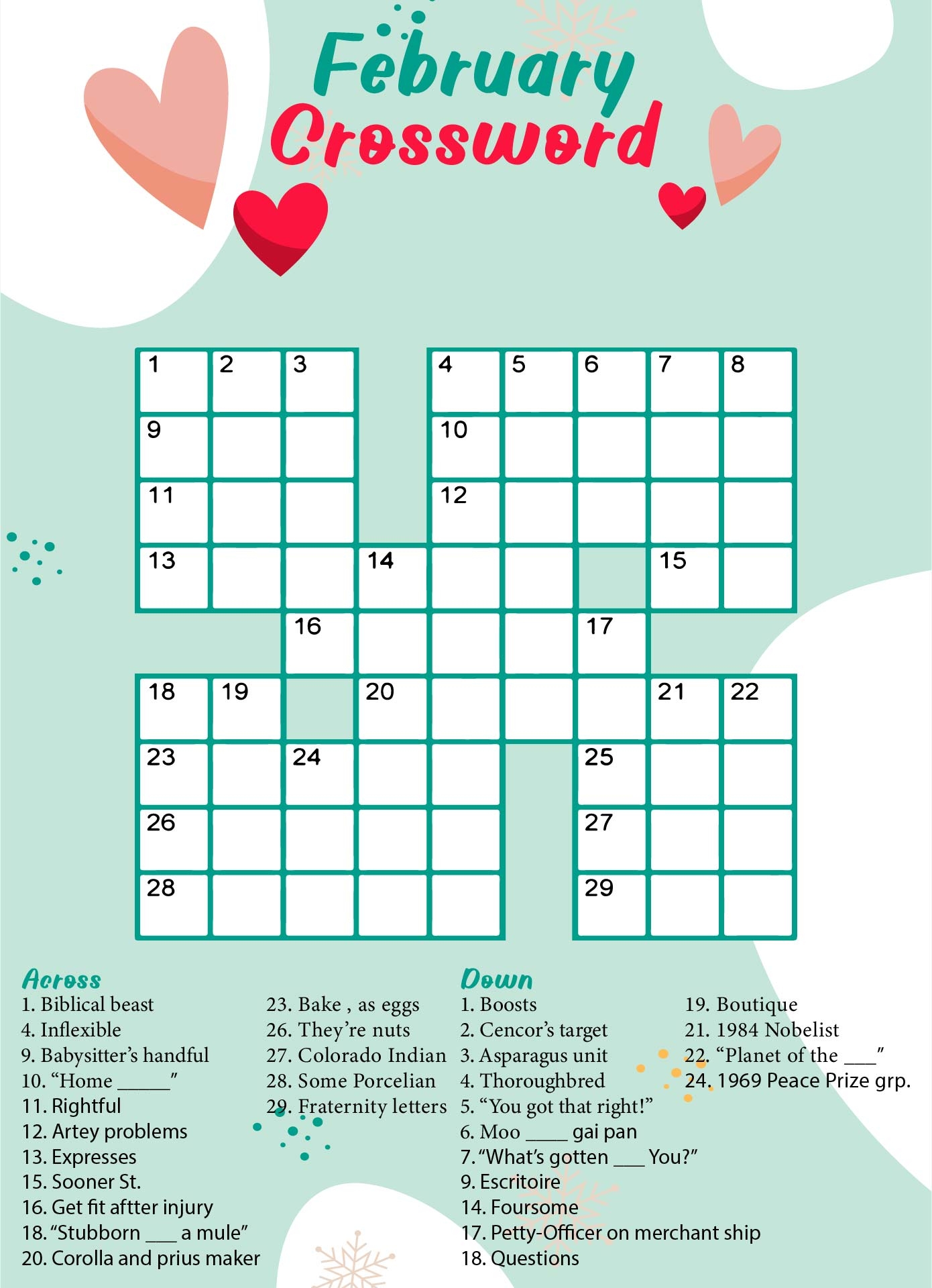Rebus Puzzle February 10 Free PDF Printables Printablee