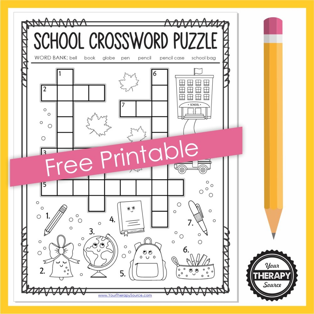 Crossword Basic Printable Crossword Basic Printable