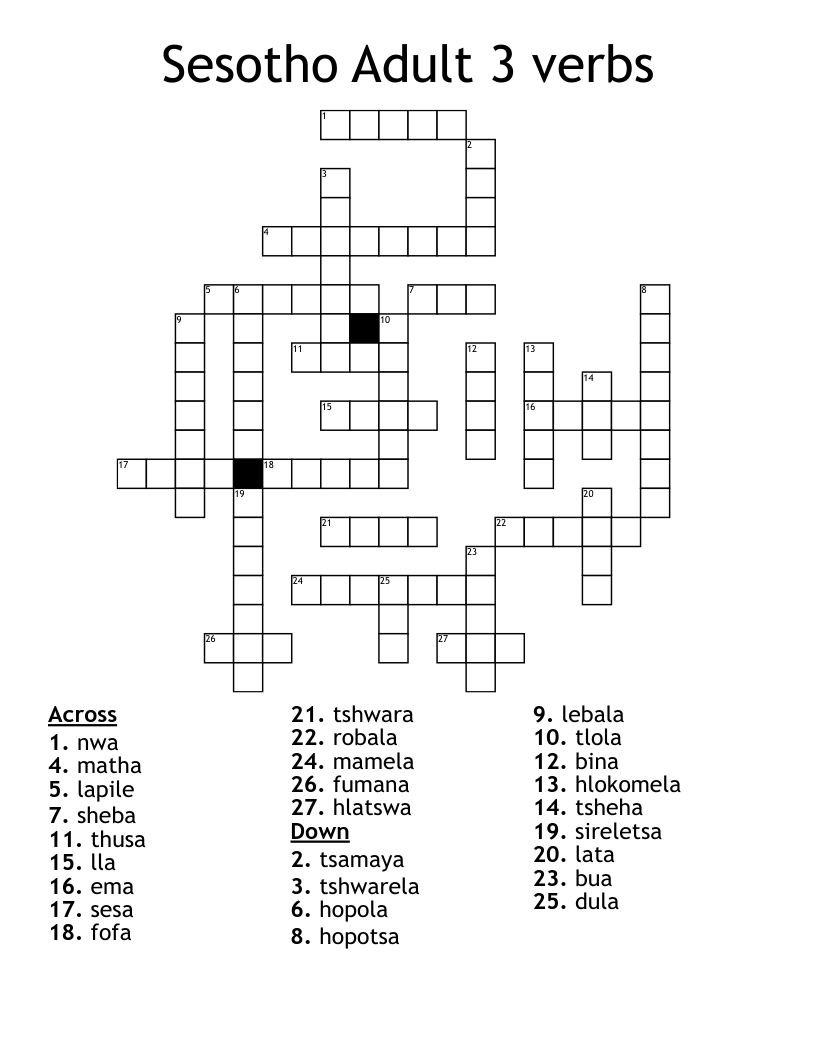 Adult Crosswords Printables Adult Crosswords Printables