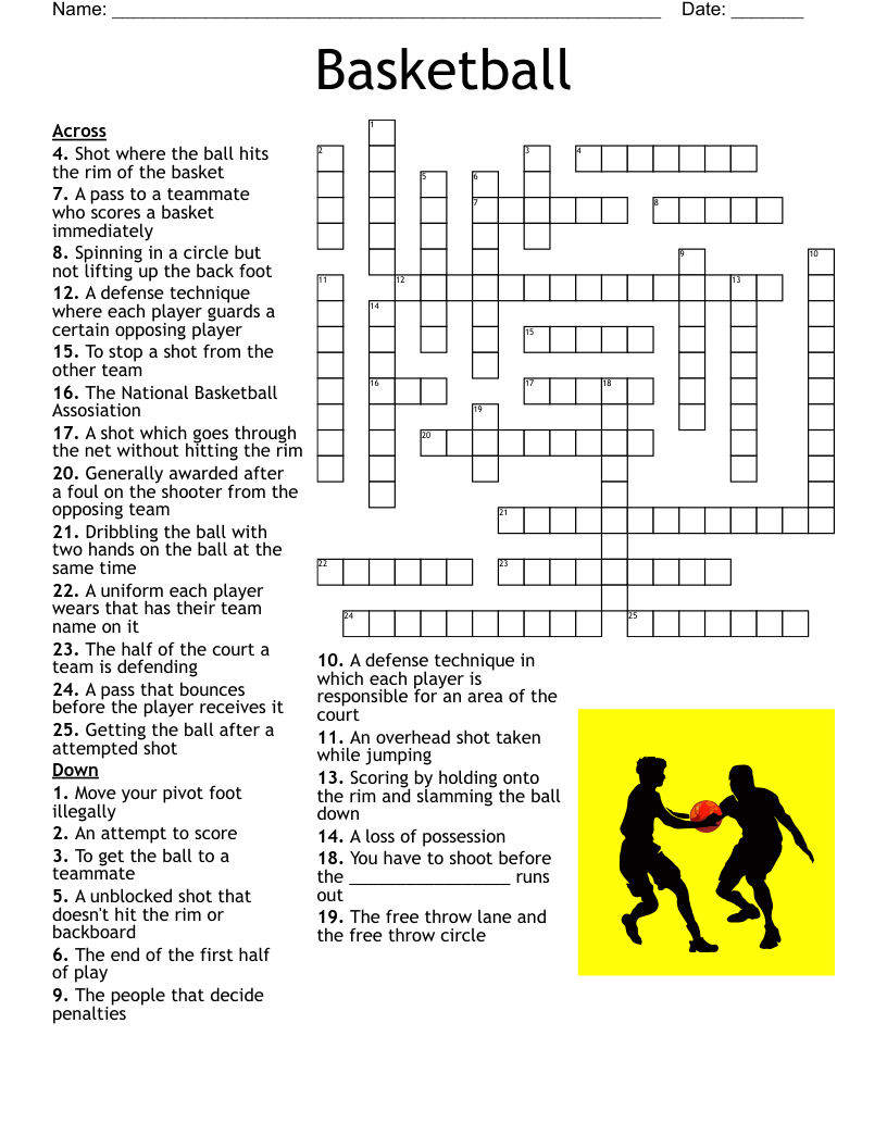 Sports Crossword WordMint Sports Crossword WordMint