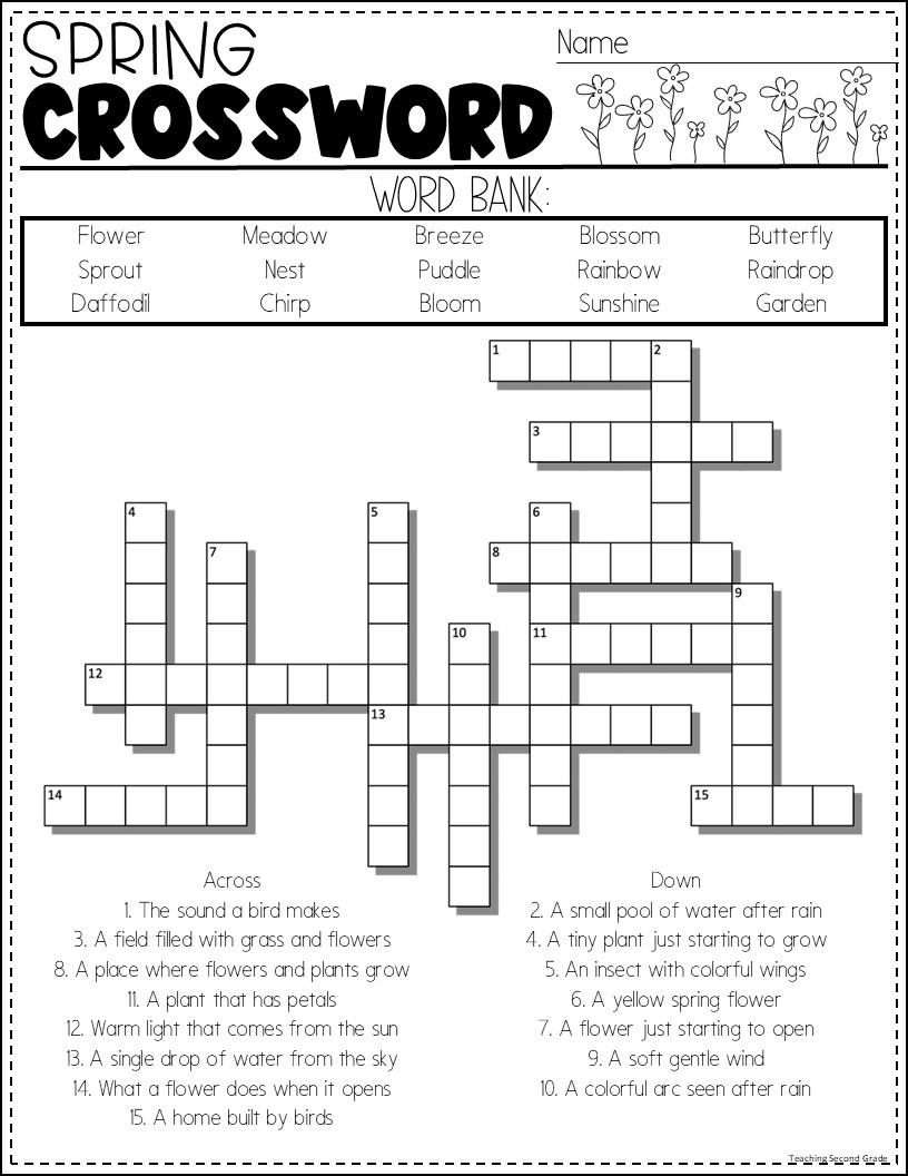 Spring Activity Fun Pack Word Search Crossword Scrambled Word Maze Teaching Ideas Made Easy Spring Activity Fun Pack Word Search Crossword Scrambled Word Maze Teaching Ideas Made Easy