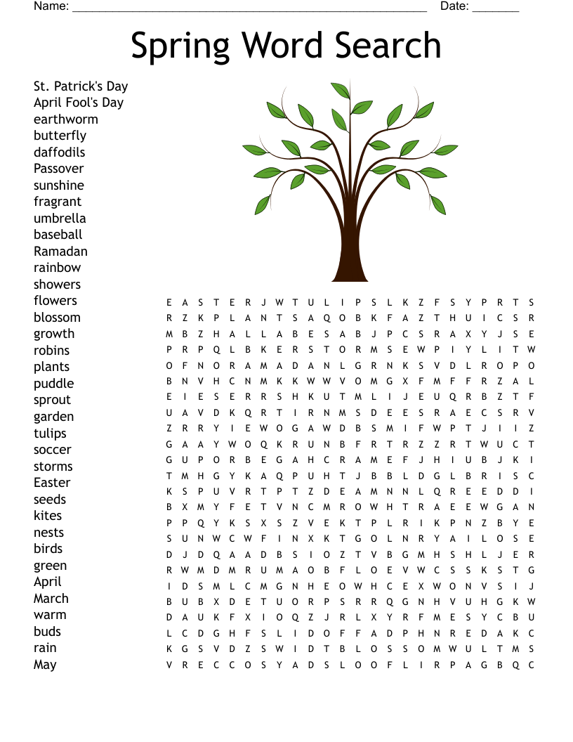 spring crossword puzzle wordmint spring crossword puzzle wordmint