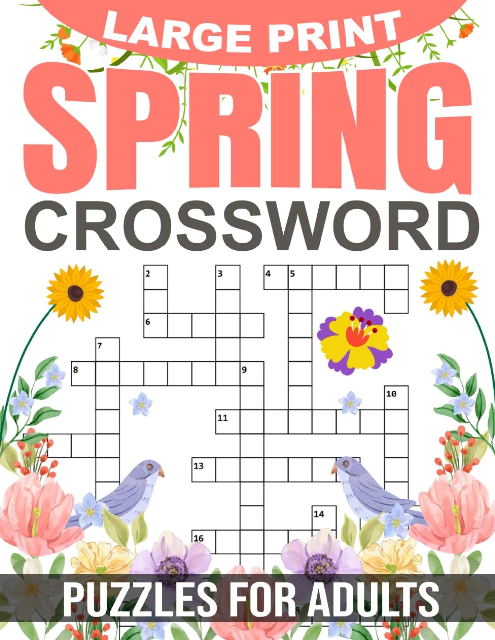 Spring Crossword Puzzles For Adults Large Print Spring Themed Puzzles For Adults Teens Seniors With Solutions D Ferron Patricia 9798878622479 Amazon Books Spring Crossword Puzzles For Adults Large Print Spring Themed Puzzles For Adults Teens Seniors With Solutions D Ferron Patricia 9798878622479 Amazon Books