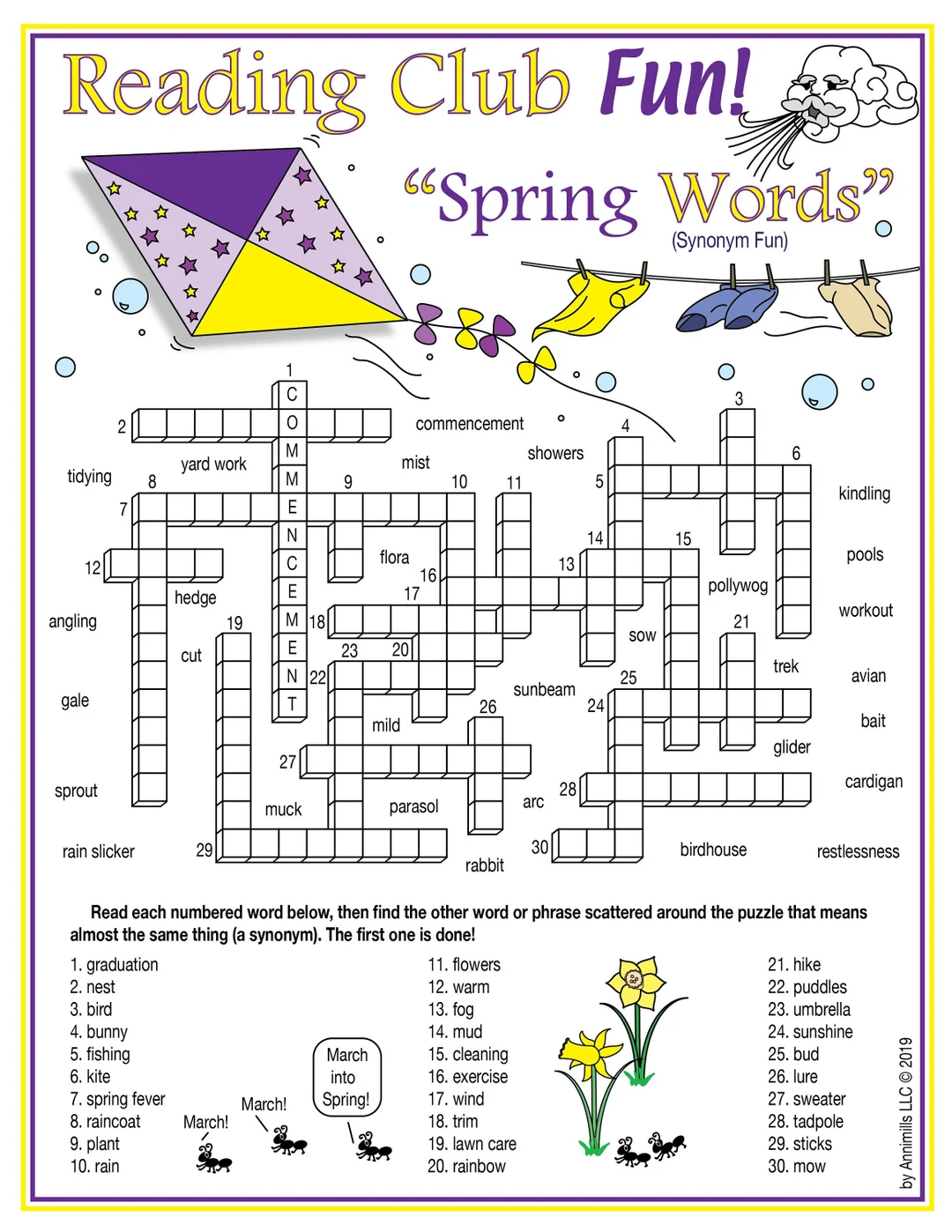 Printable Word Sesarchers and Crosswords