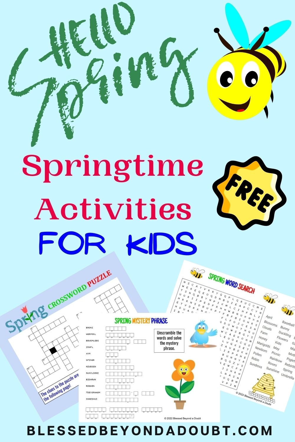 Spring Word Puzzles Coloring Pages For Kids Blessed Beyond A Doubt Spring Word Puzzles Coloring Pages For Kids Blessed Beyond A Doubt