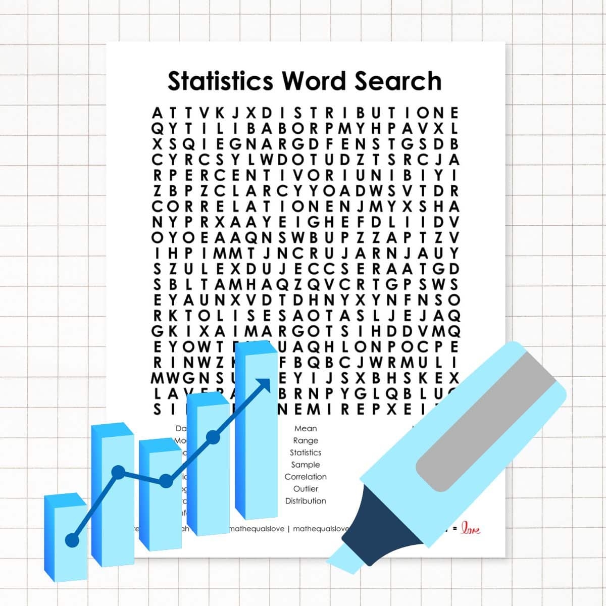 Statistics Word Search Puzzle Math Love Statistics Word Search Puzzle Math Love