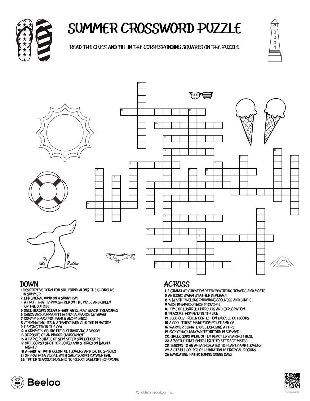 Toronto Sun Crossword Puzzle Printable Toronto Sun Crossword Puzzle Printable