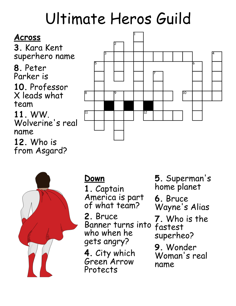 Free Printable Super Crosswords Free Printable Super Crosswords