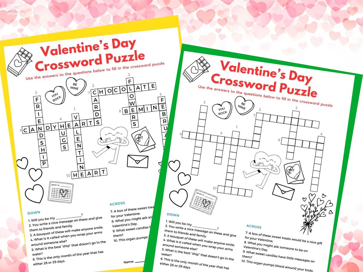 Sweet Valentine s Day Word Games