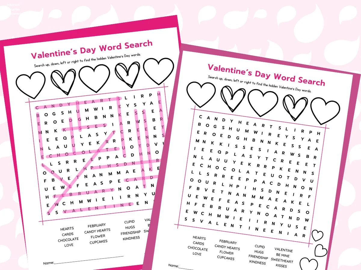 Sweet Valentine s Day Word Games Sweet Valentine s Day Word Games