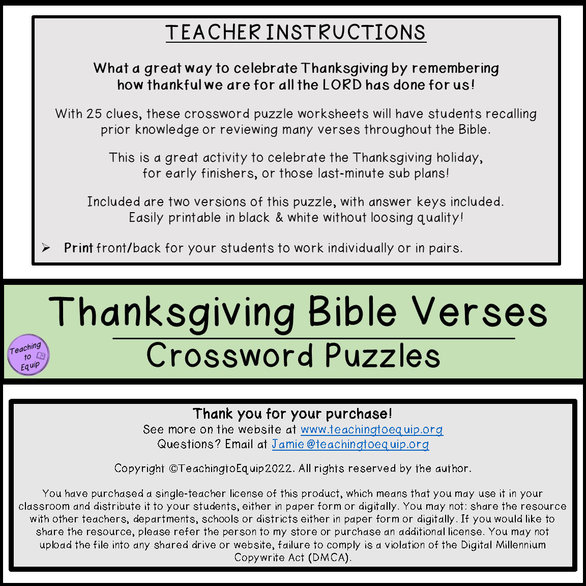 Thanksgiving Bible Scriptures Crossword Puzzle Activity Classful Thanksgiving Bible Scriptures Crossword Puzzle Activity Classful