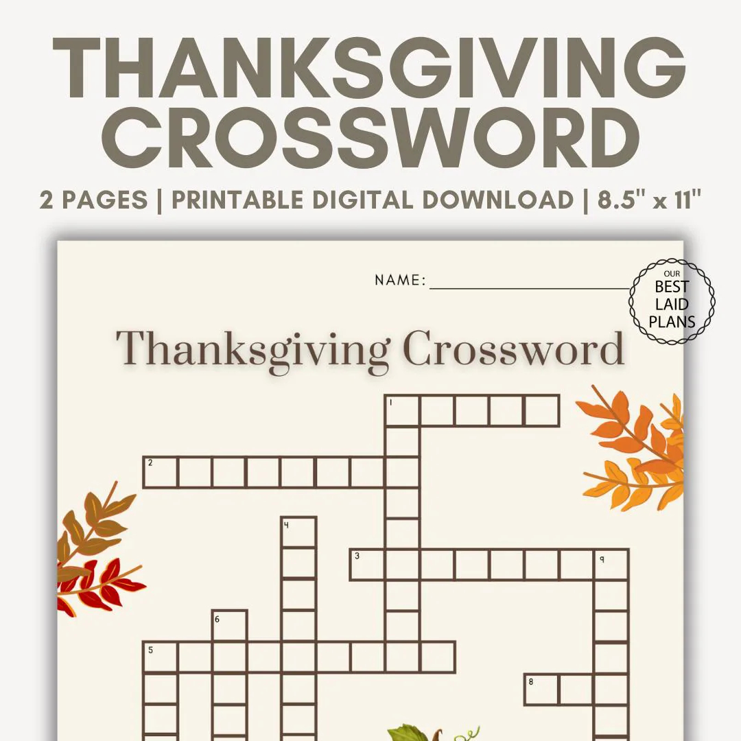 Thanksgiving Crossword Puzzle Thanksgiving Crossword Printable Thanksgiving Puzzle Crossword PDF Thanksgiving 2025 Printable Crossword Etsy Thanksgiving Crossword Puzzle Thanksgiving Crossword Printable Thanksgiving Puzzle Crossword PDF Thanksgiving 2025 Printable Crossword Etsy