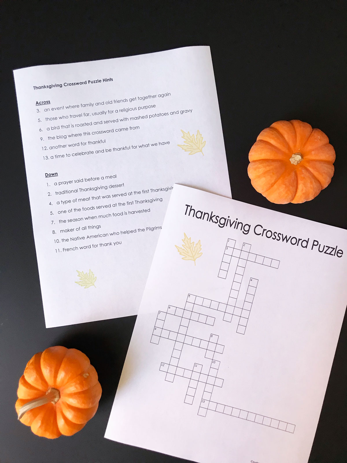 Thanksgiving Crossword Puzzle Word Search Life As Mom