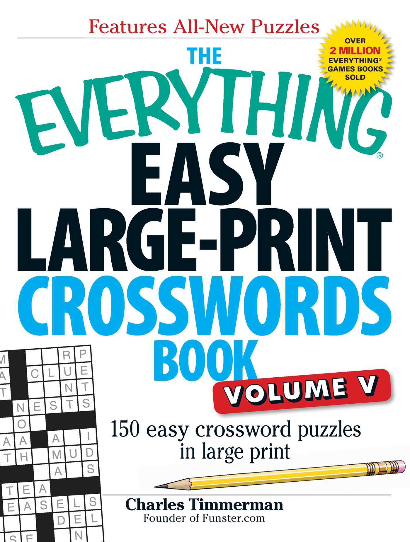 The Everything Easy Large Print Crosswords Book Volume V Book By Charles Timmerman Official Publisher Page Simon Schuster