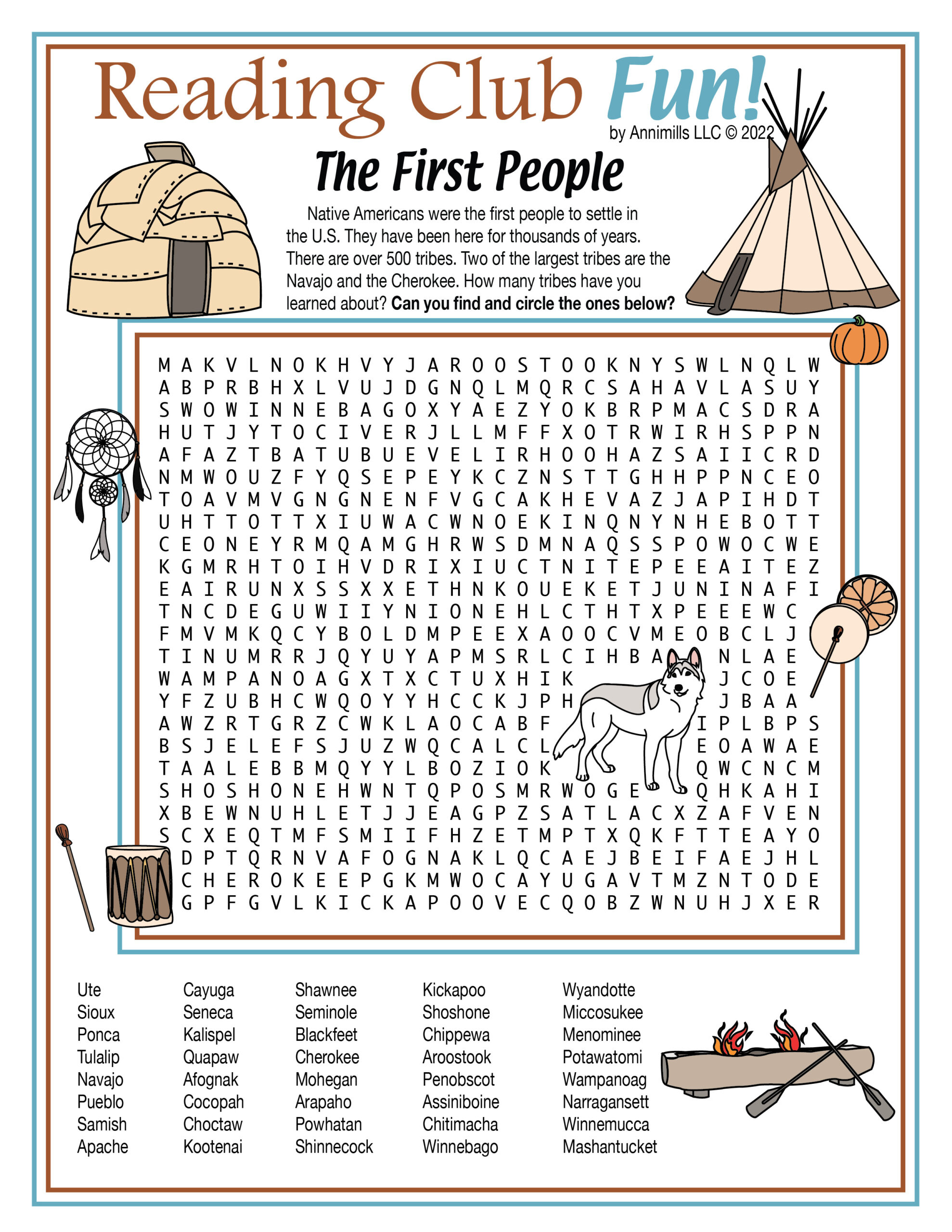 Native American Crossword Puzzle Printable Native American Crossword Puzzle Printable