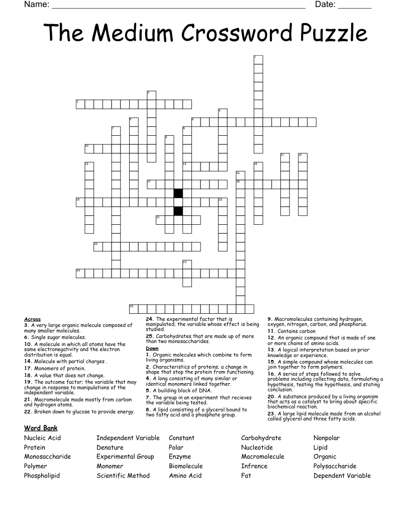 Printable Crossword Puzzles Adult Medium Printable Crossword Puzzles Adult Medium