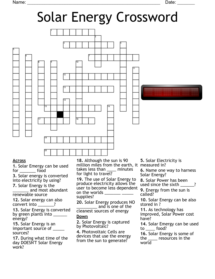 The Sun Crossword Puzzle WordMint The Sun Crossword Puzzle WordMint
