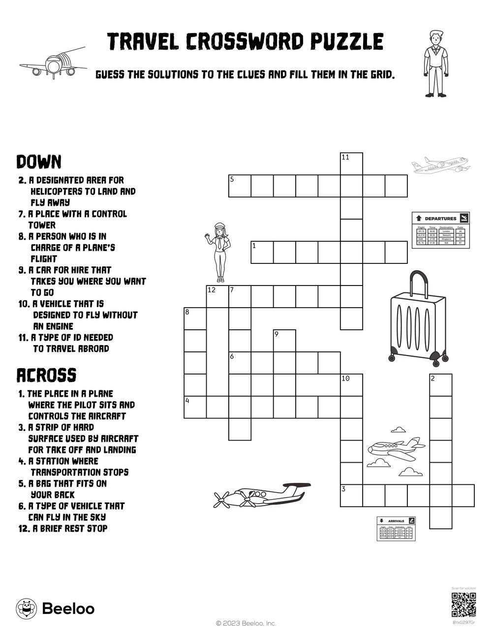Free Printable Stampede Crossword for Kids Free Printable Stampede Crossword for Kids