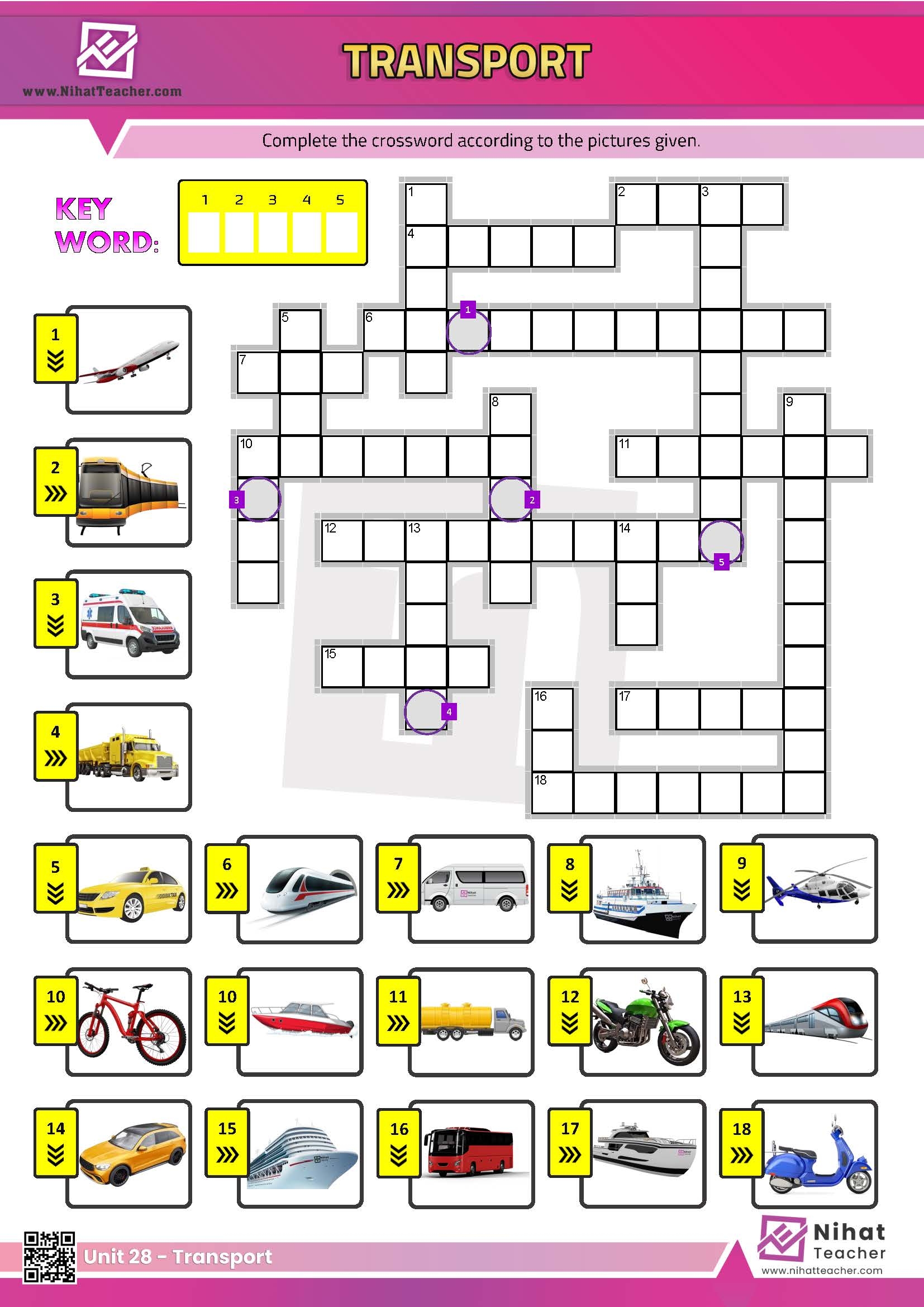 Commuter Crossword Puzzle Free Printable