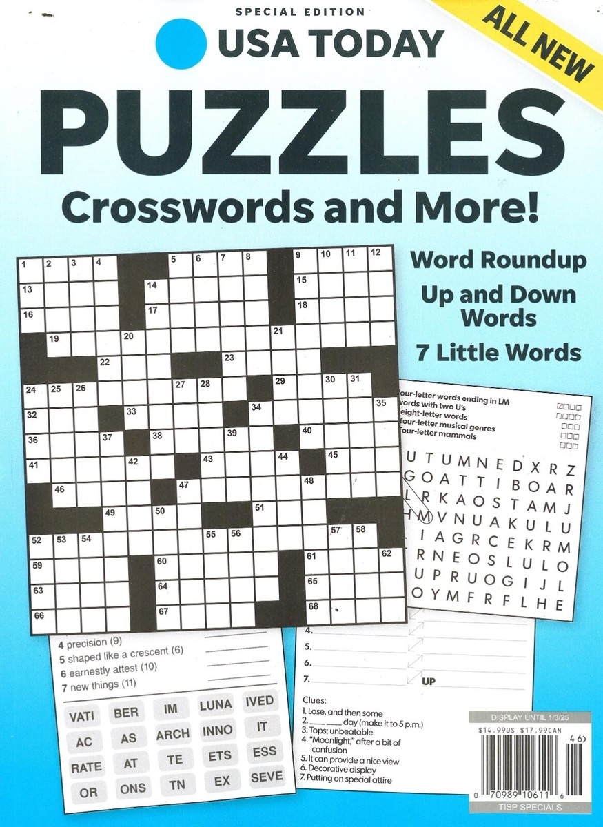 USA TODAY PUZZLES SPECIAL EDITION 2024 CROSSWORDS AND MORE EBay USA TODAY PUZZLES SPECIAL EDITION 2024 CROSSWORDS AND MORE EBay
