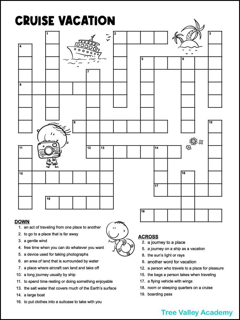 Boatload of Crosswords Printable Boatload of Crosswords Printable
