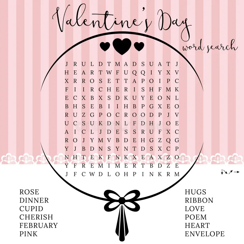 Valentine S Day 14 February Word Search Puzzle Printable Party Card Educational Game Stock Vector Illustration Of Quiz Media 255957487 Valentine S Day 14 February Word Search Puzzle Printable Party Card Educational Game Stock Vector Illustration Of Quiz Media 255957487