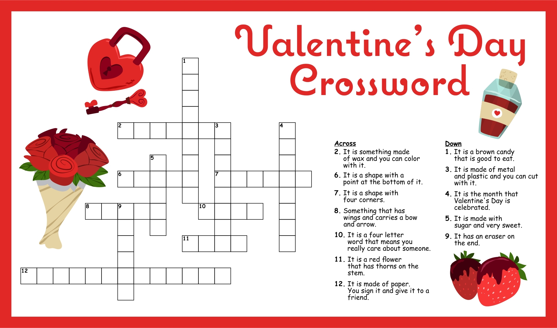 Valentine s Day Puzzles 10 Free PDF Printables Printablee Valentine s Day Puzzles 10 Free PDF Printables Printablee