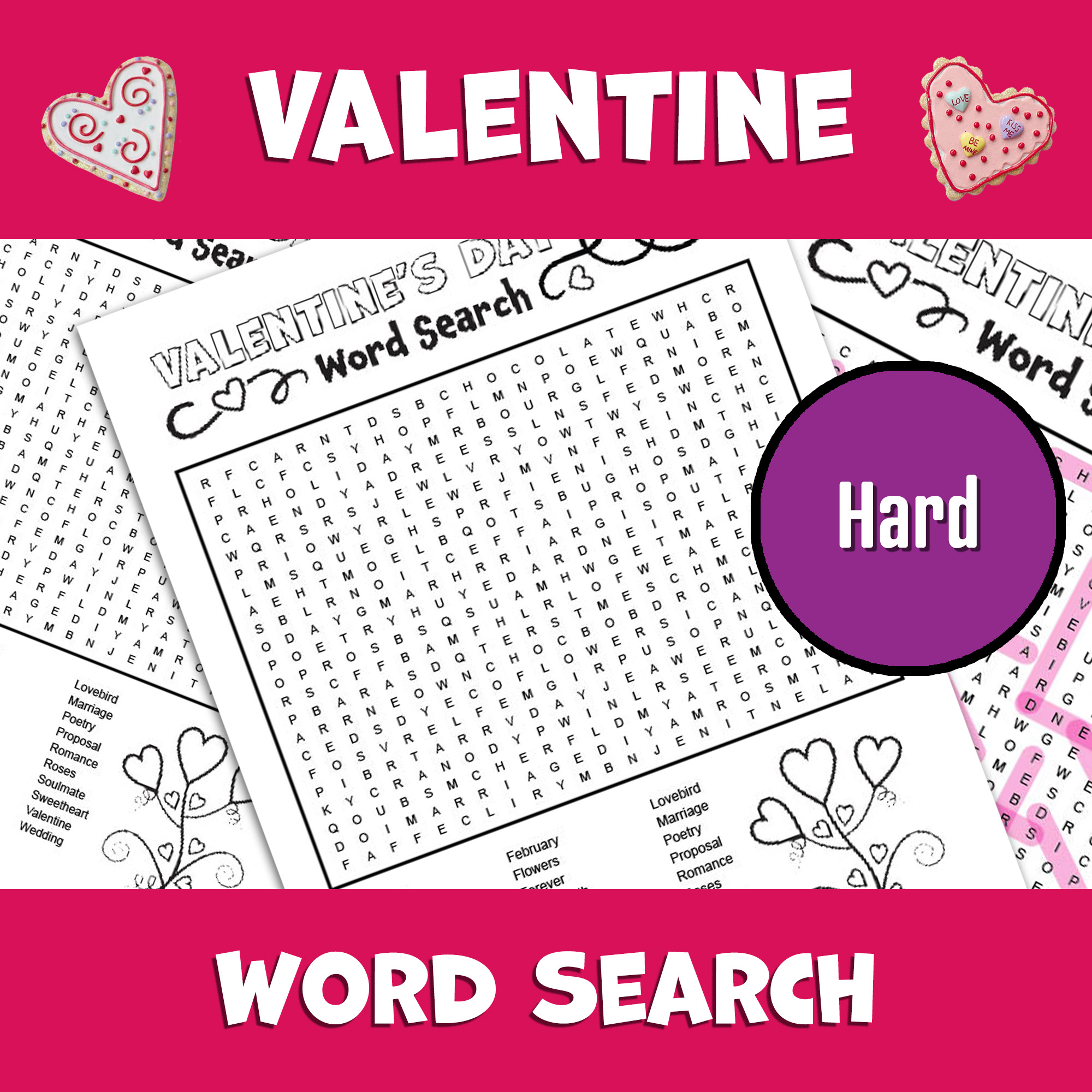 Valentine Advanced Crossword Puzzles Printable Valentine Advanced Crossword Puzzles Printable