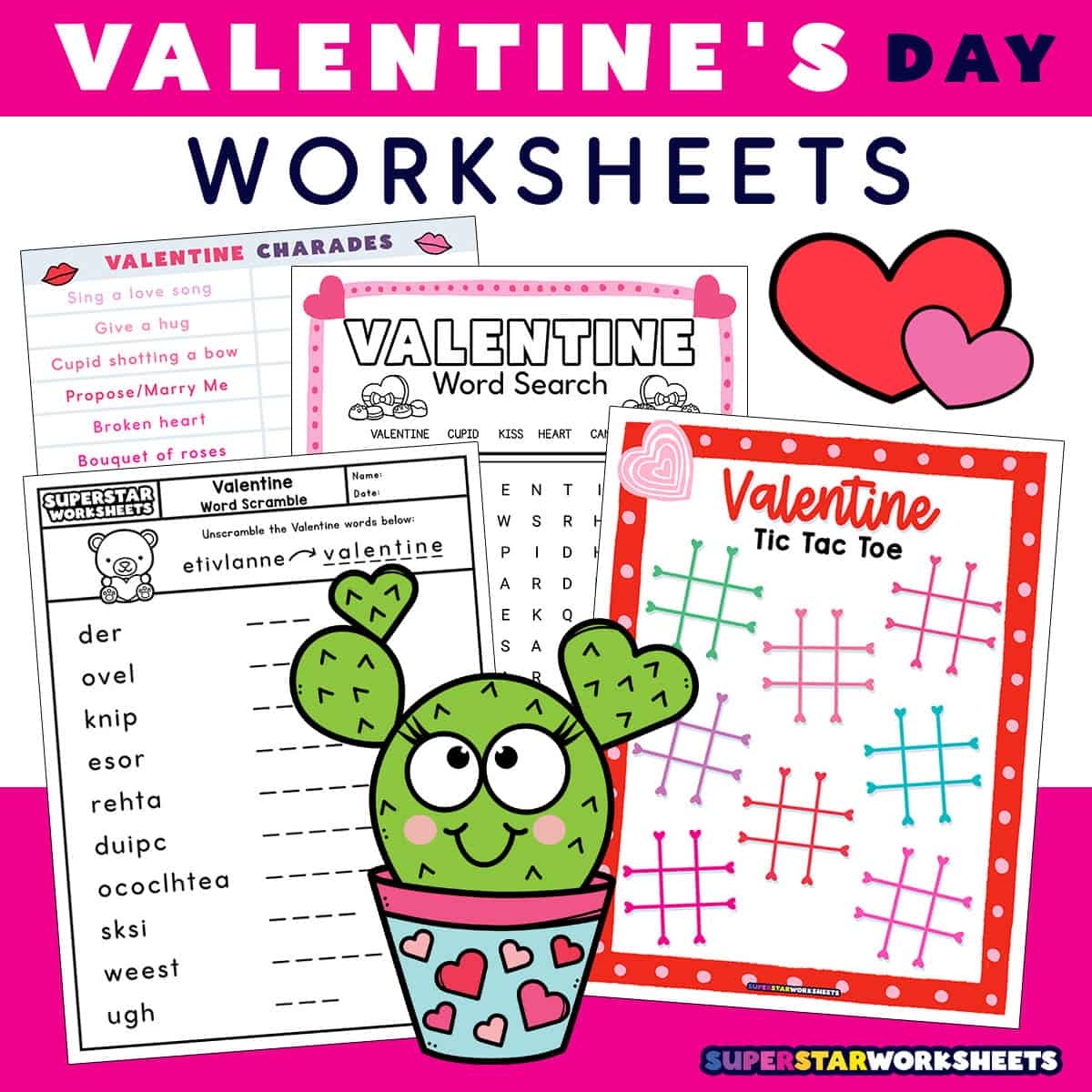 Valentine s Day Worksheets Superstar Worksheets Valentine s Day Worksheets Superstar Worksheets