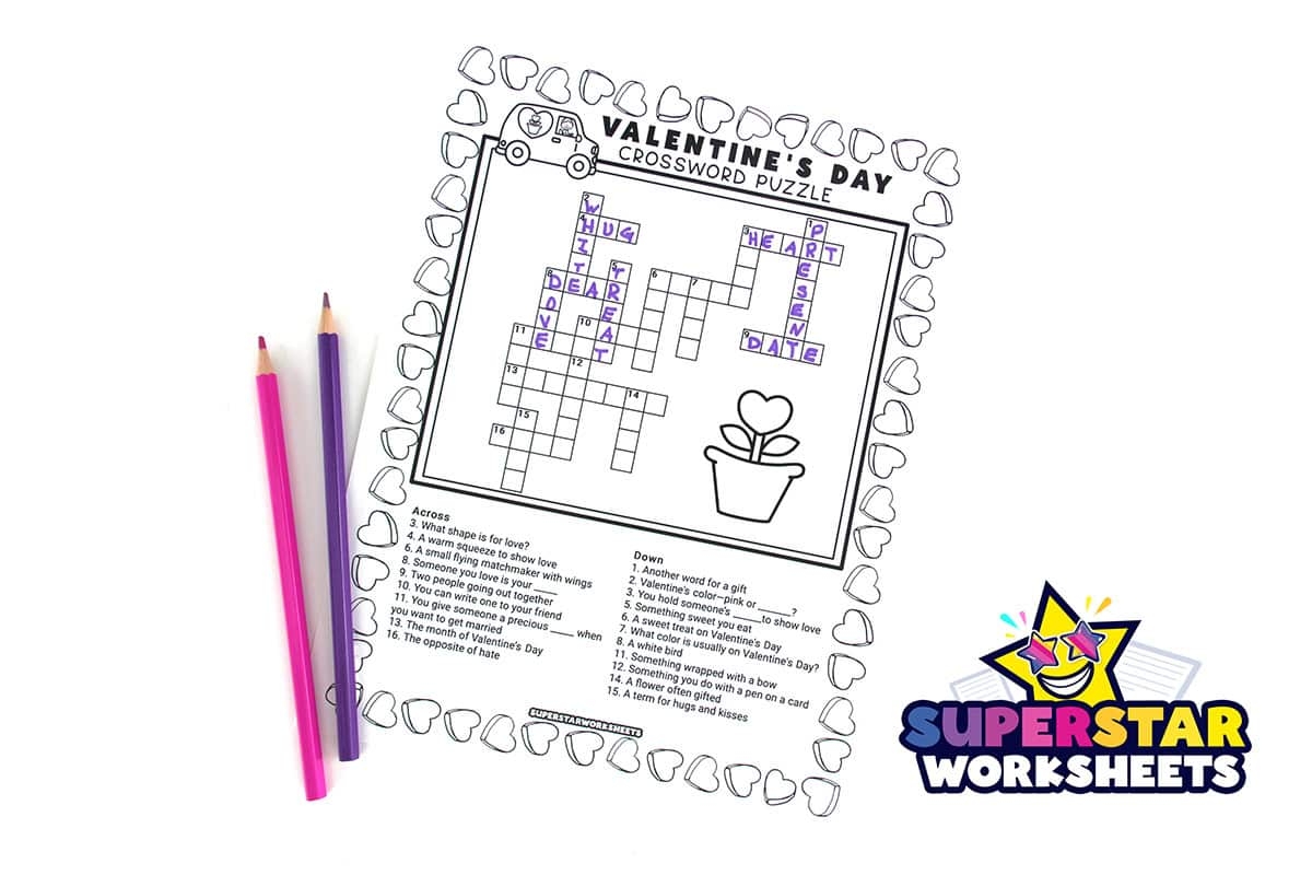 Valentine s Day Worksheets Superstar Worksheets Valentine s Day Worksheets Superstar Worksheets