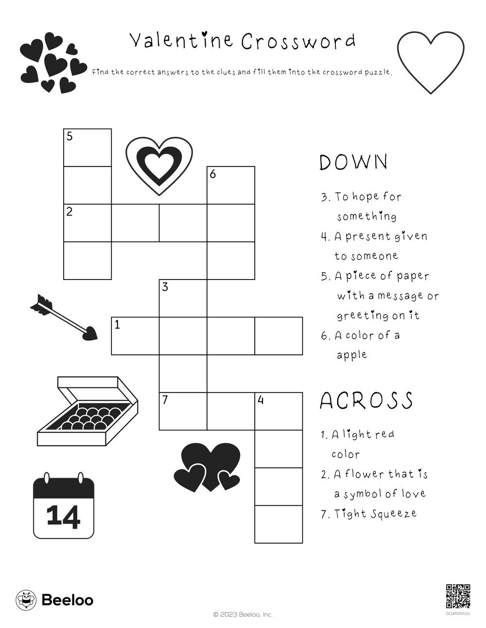 Compliance Valentine Crossword Puzzle Printable Compliance Valentine Crossword Puzzle Printable