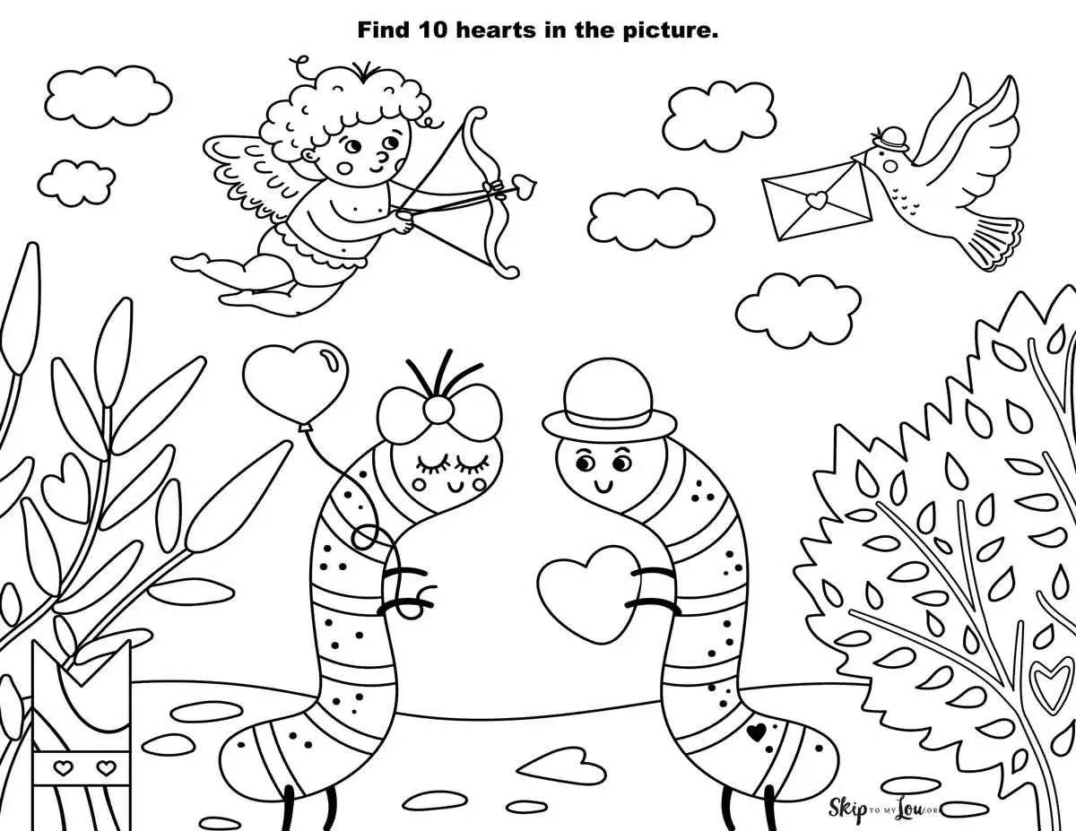 Valentine Worksheets Skip To My Lou