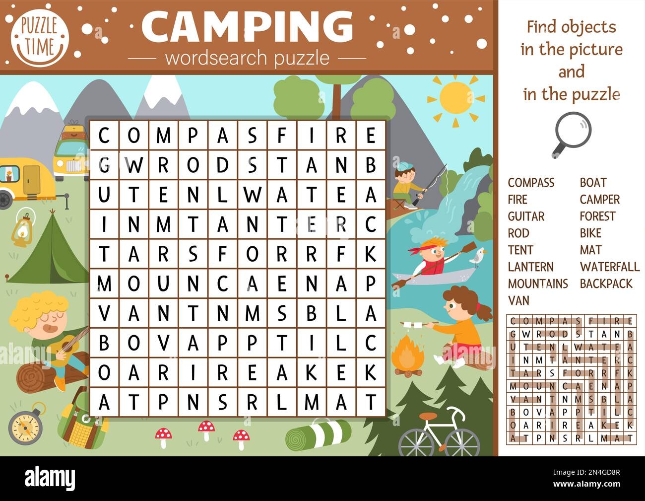 Summer-Themed Crossword Puzzles Printable Summer-Themed Crossword Puzzles Printable