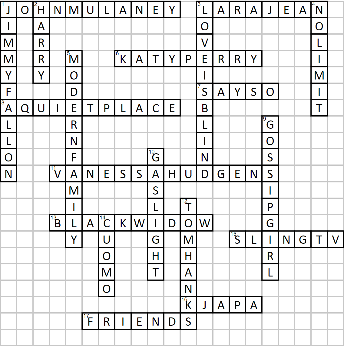 Pop Culture Crossword Puzzles Printable Pop Culture Crossword Puzzles Printable