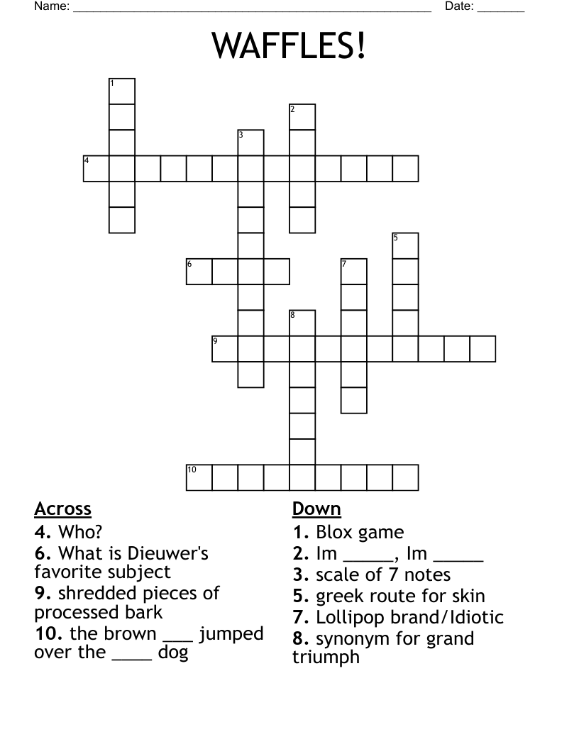 Free Printable Quick Crossword Puzzles Free Printable Quick Crossword Puzzles