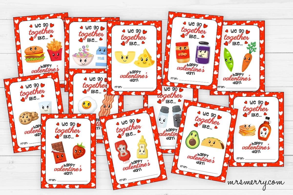 Free Printable Valentine Cards for Kids with Crossword